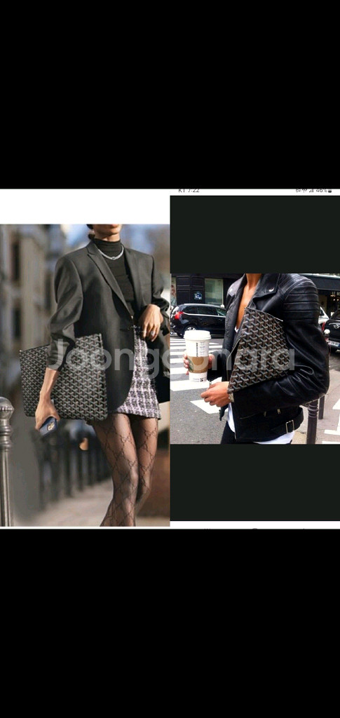 고야드 클러치백 GM 정품S급(영수증O)디올샤넬루이비통--4