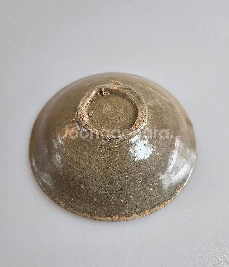 고미술품 고려시대 전기 황청자 접시--3