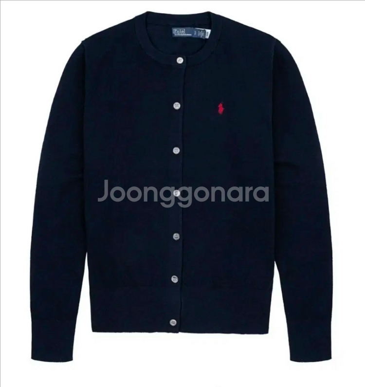 새거) 폴로 랄프로렌 피마코튼 가디건--6