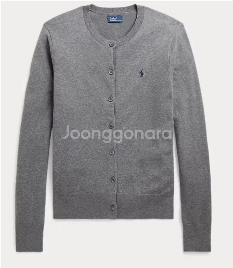 새거) 폴로 랄프로렌 피마코튼 가디건--7