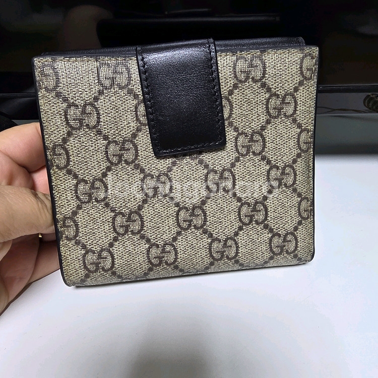 구찌 GG 캔버스 반지갑--2