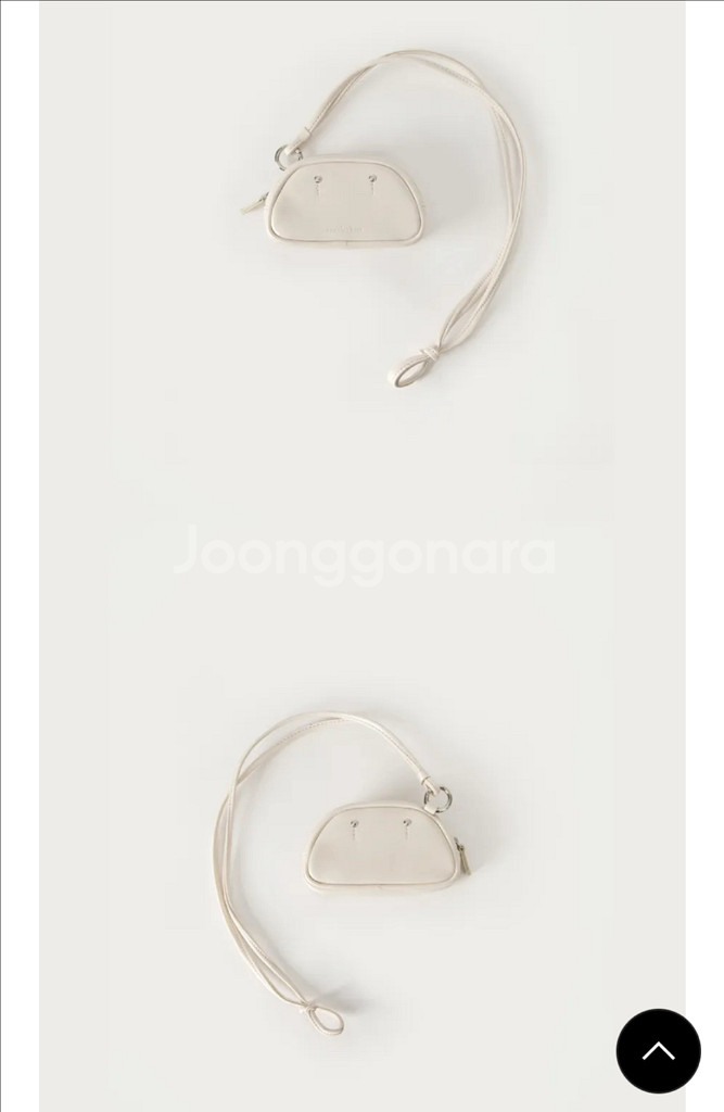 새상품:)썸웨어버터Tiny Baguette Bag-크림--3