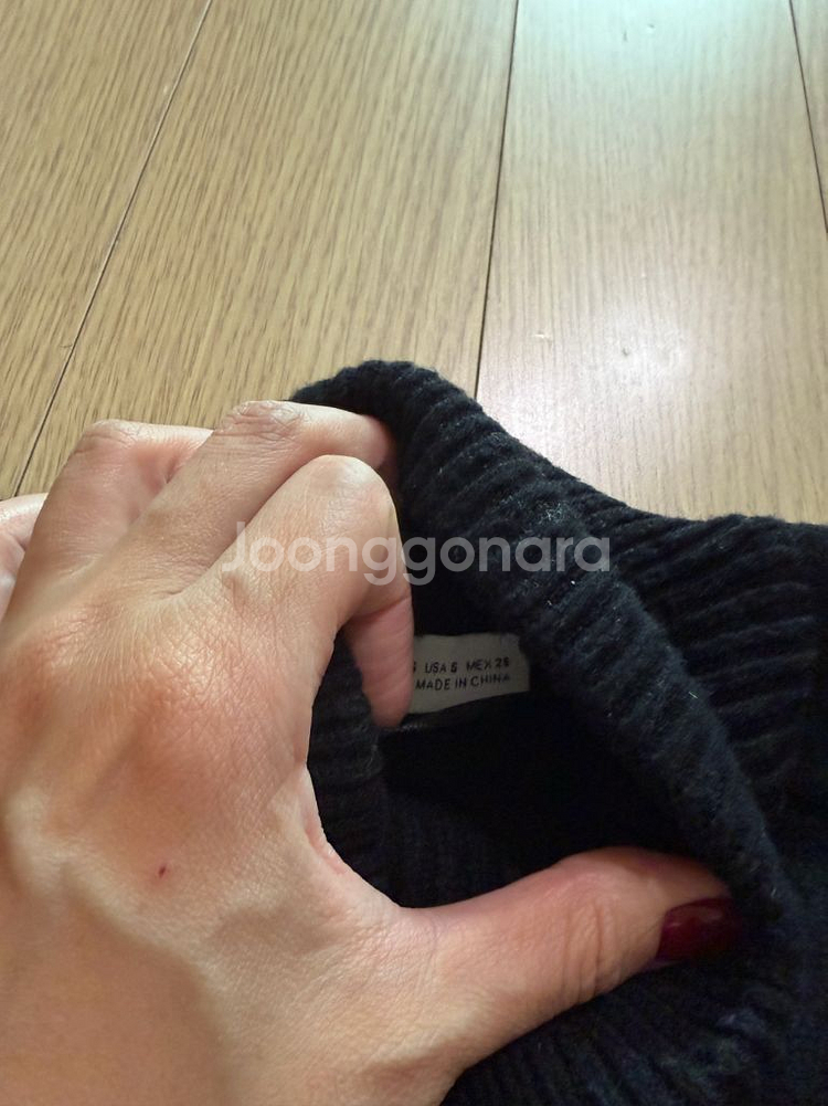 자라 니트 원피스 스몰--2