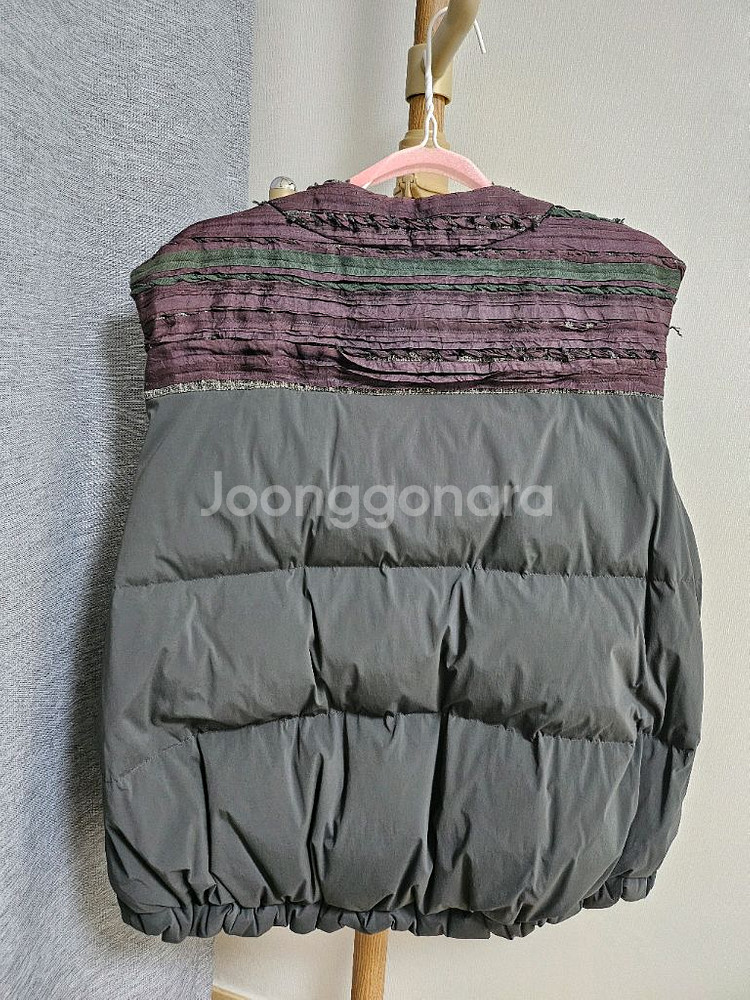 랑방컬렉션 핀턱 구스다운 베스트--1