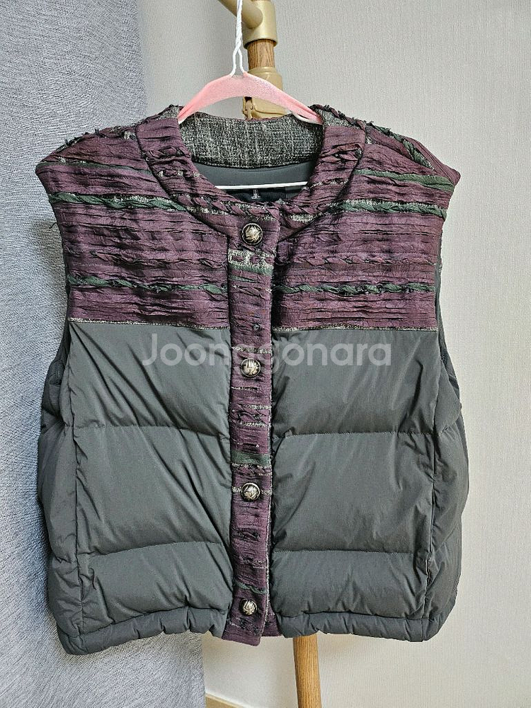 랑방컬렉션 핀턱 구스다운 베스트--0