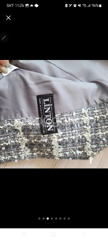 영국 린톤 트위드셋업S사이즈--3