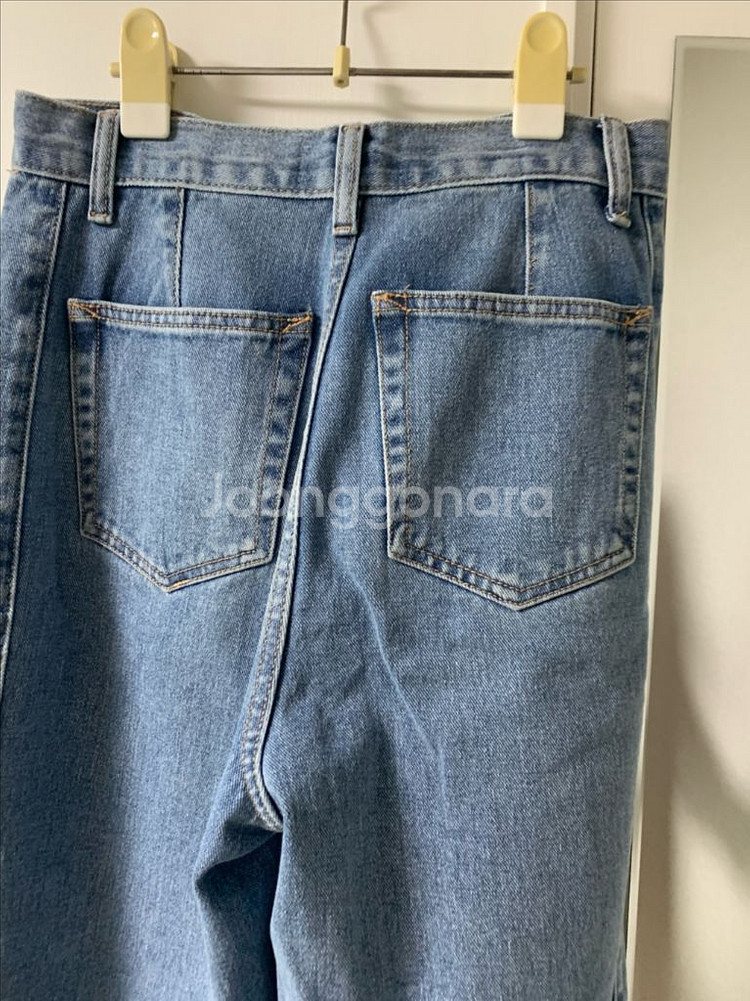 무탠다드 유아인콜라보 와이드데님팬츠26사이즈판매--3