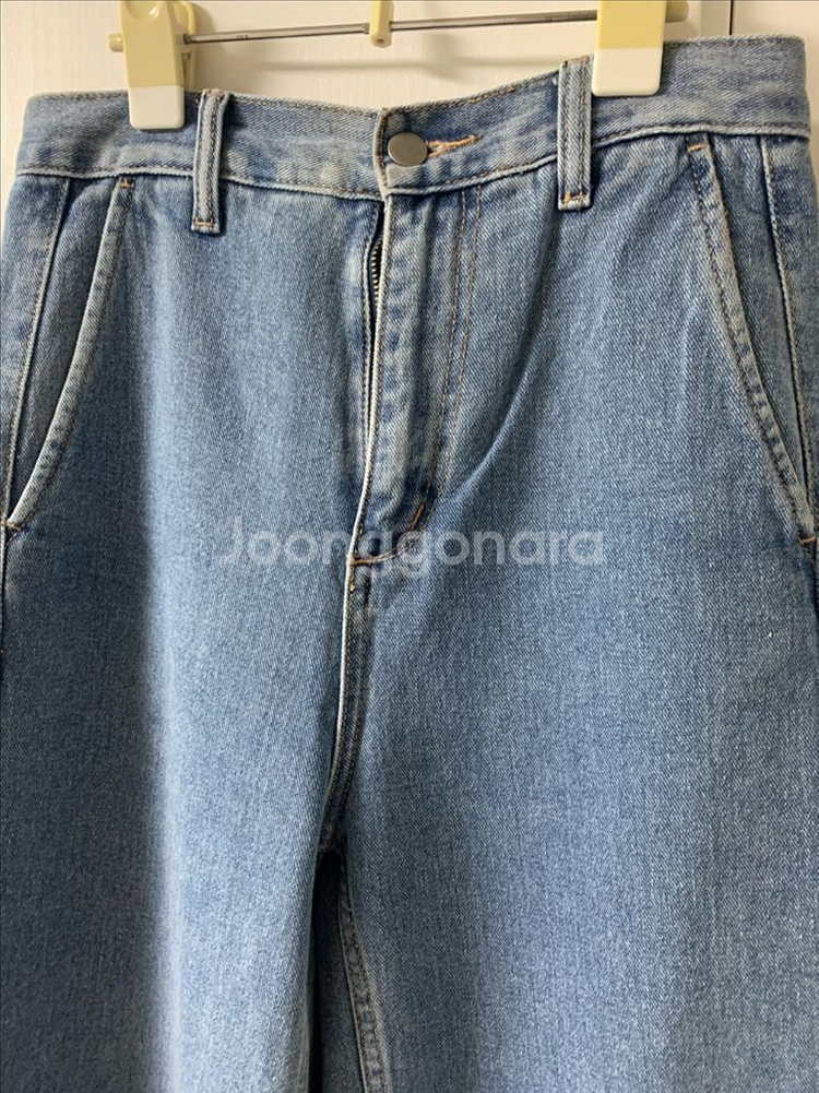 무탠다드 유아인콜라보 와이드데님팬츠26사이즈판매--1