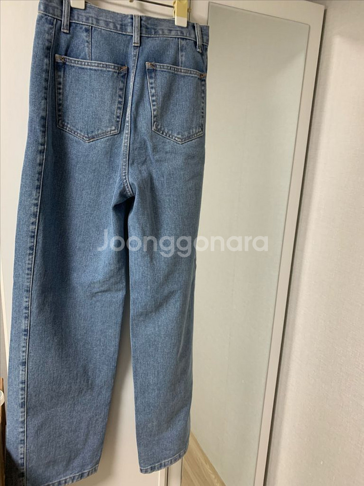 무탠다드 유아인콜라보 와이드데님팬츠26사이즈판매--2