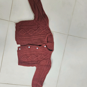 소예 케이블 니트 자켓 가디건 m