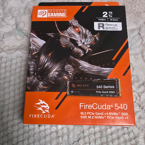 씨게이트 파이어쿠다 540 gen5 NVMe SSD 2TB