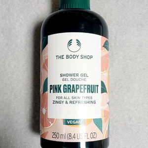(무료배송 / 미개봉 새상품) 더바디샵 샤워 젤 핑크 그레이프후룻