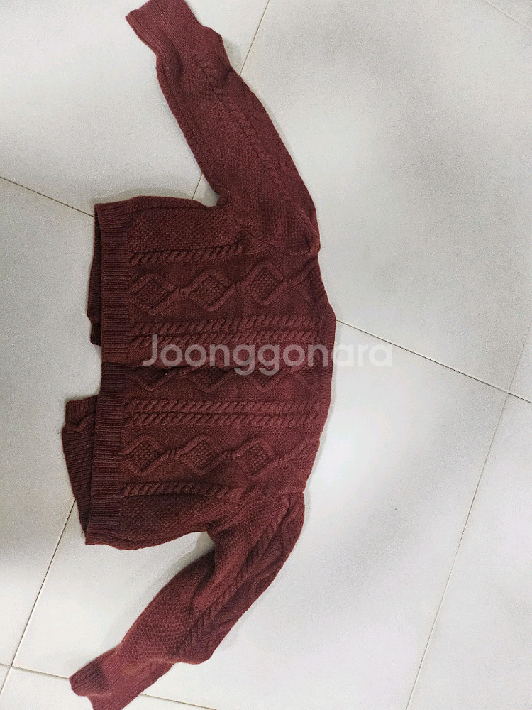 소예 케이블 니트 자켓 가디건 m--2