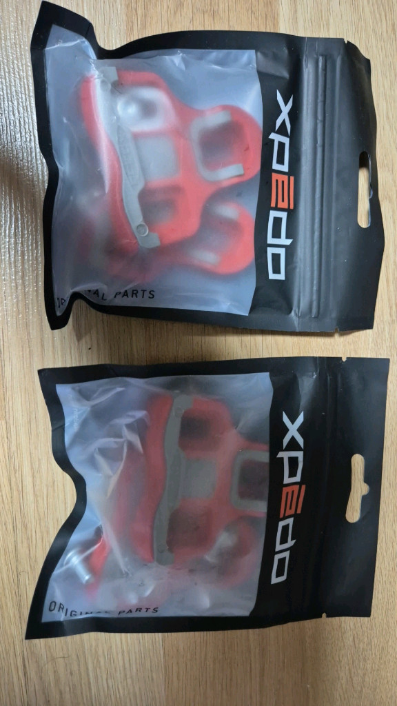 엑스페도 스러스트 티타늄 스핀들 로드 클릿페달과 적색 클릿 신품 2세트 포함 판매.--7