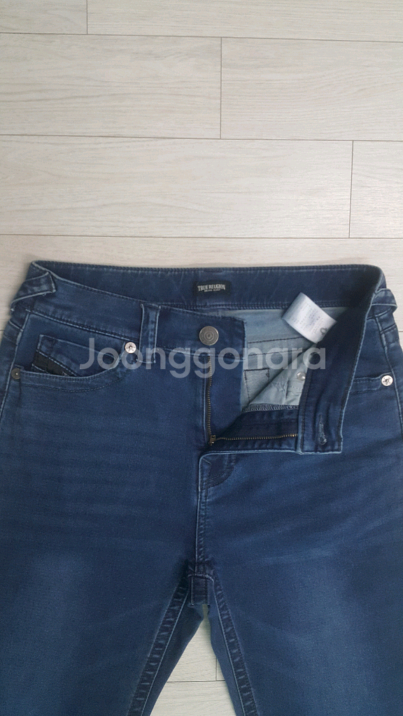 트루릴리전정품(사방스판) 밴딩청바지 31인치(No.436)드라이완료!--2