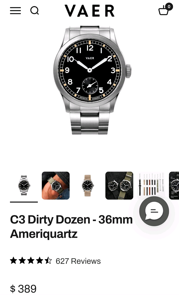 VAER C3 더티더즌 36--0