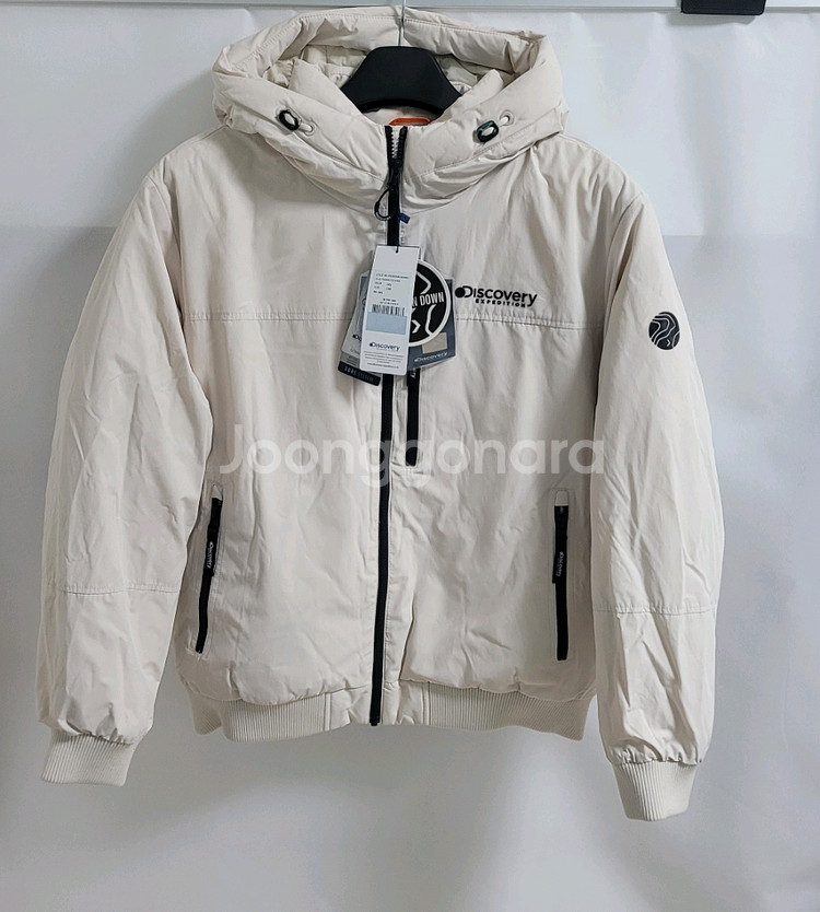 새상품)디스커버리 공용 유러피안 다운 숏패딩 100 L--0