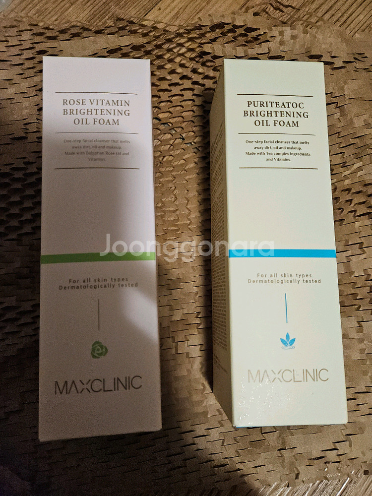 맥스클리닉 오일폼 2종 대용량 일괄--0