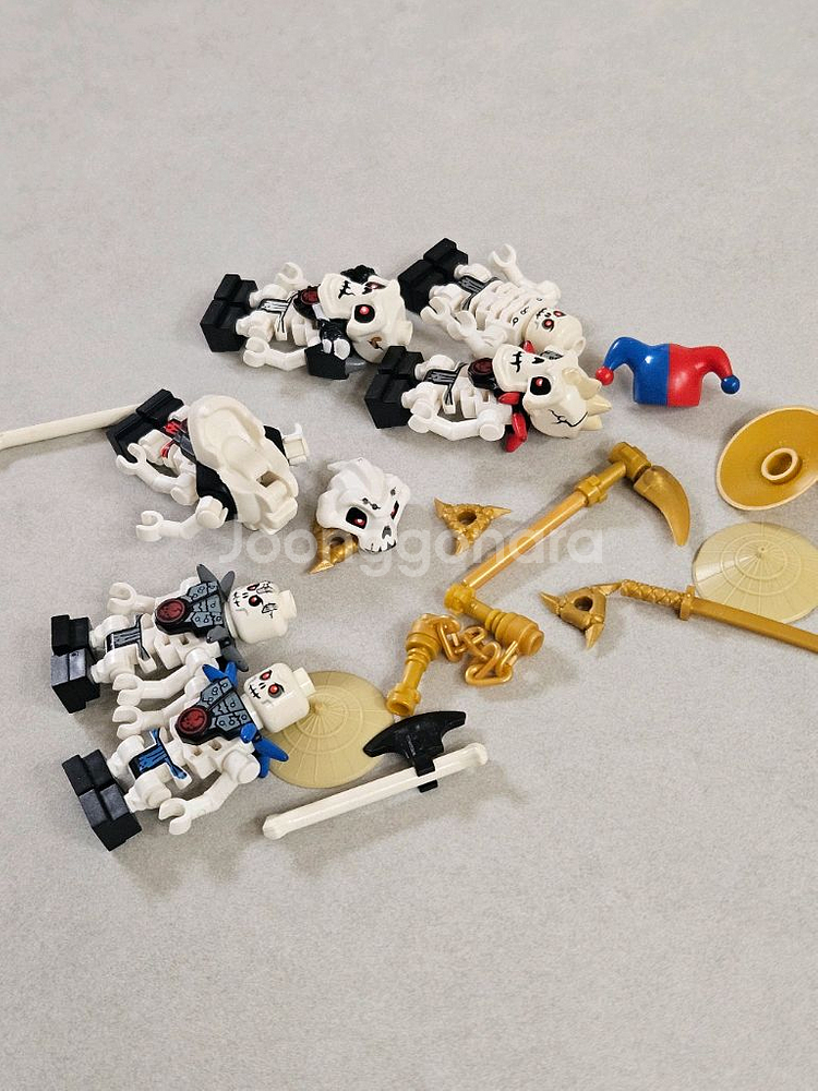 레고닌자고 사무카이와해골 미니피규어--2