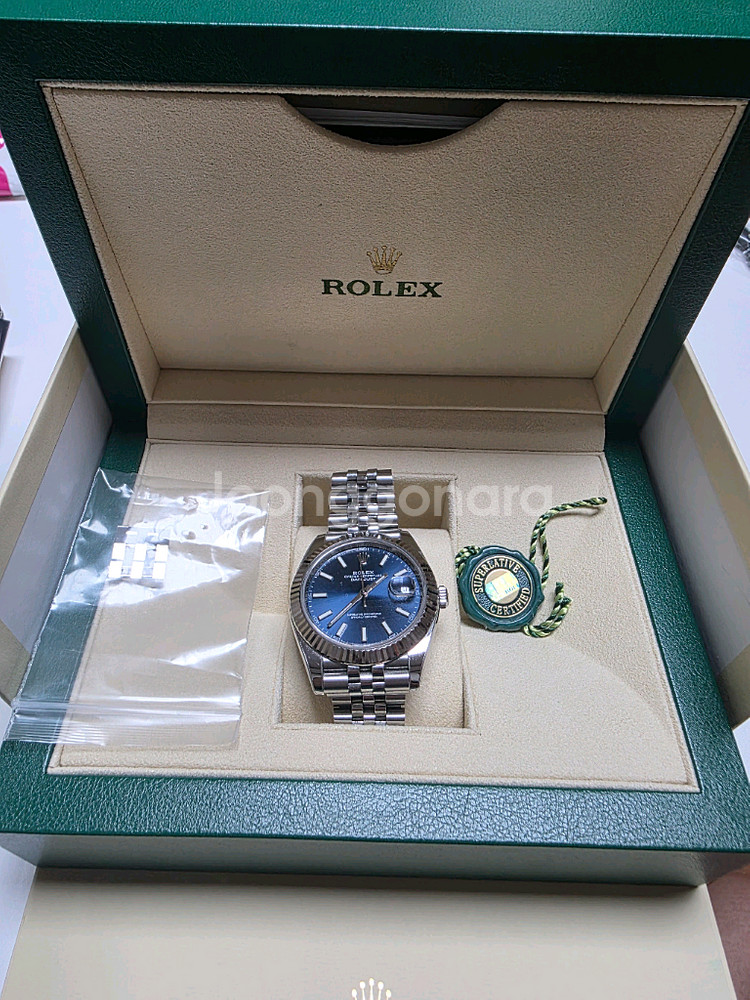 롤렉스 데이저스트 청판 41mm 시계--0