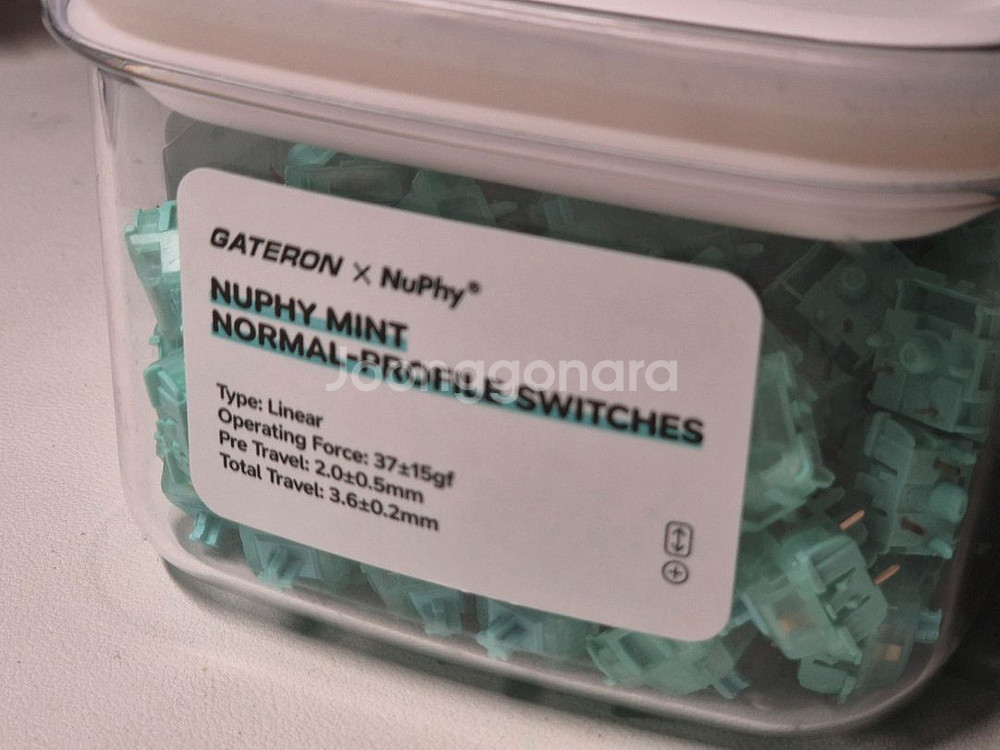 누피 민트축 키보드 스위치 90개--0