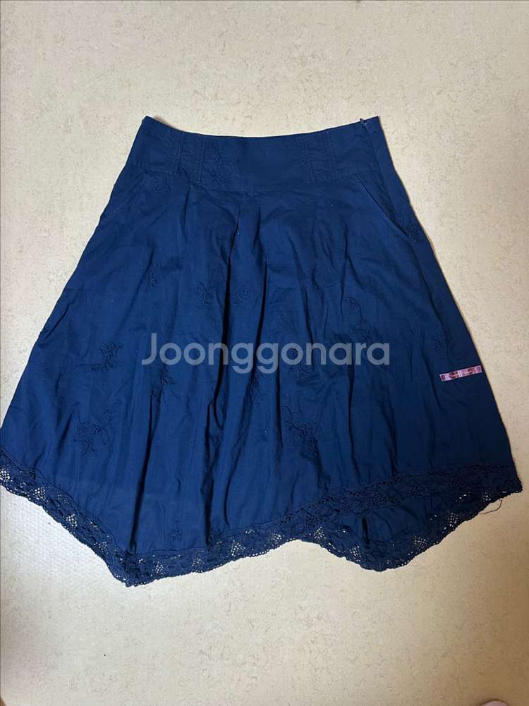 써스데이아일랜드 자수면 스커트--0