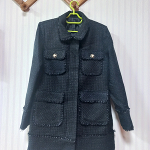 soo 검정 트위드스타일 자켓