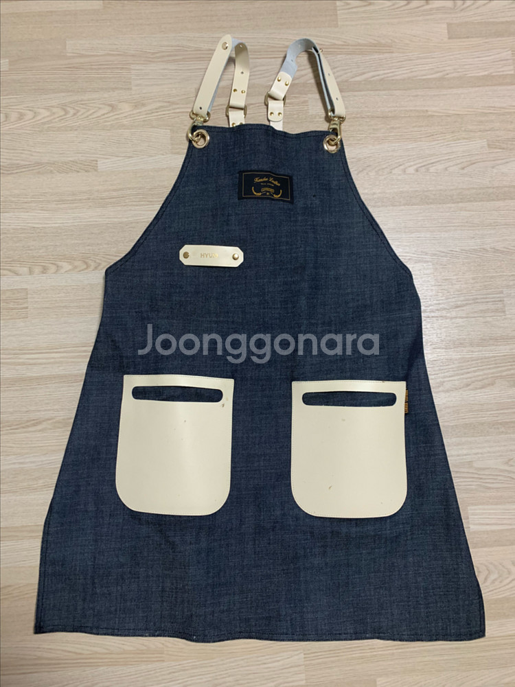 칸데오레더 공방 미용실 카페 미용사 바리스타 앞치마판매--0