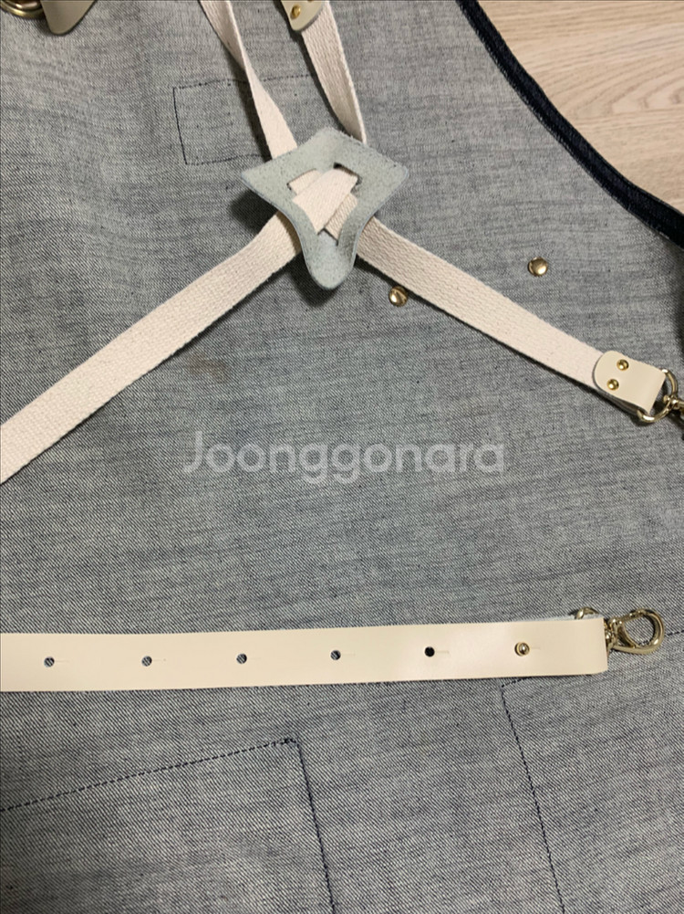 칸데오레더 공방 미용실 카페 미용사 바리스타 앞치마판매--8