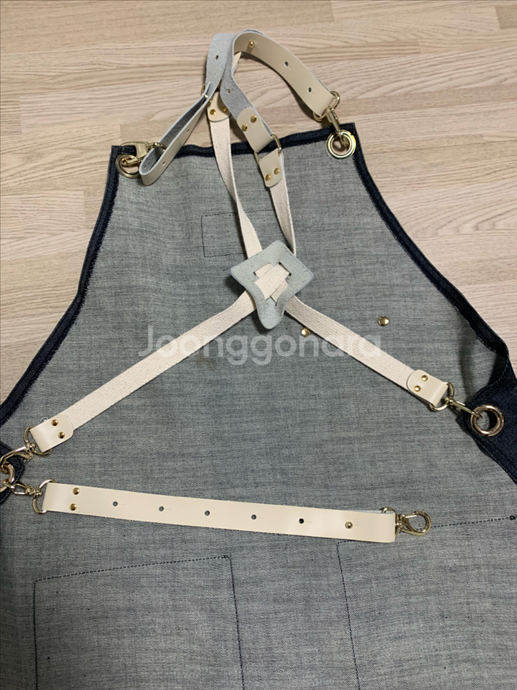 칸데오레더 공방 미용실 카페 미용사 바리스타 앞치마판매--6