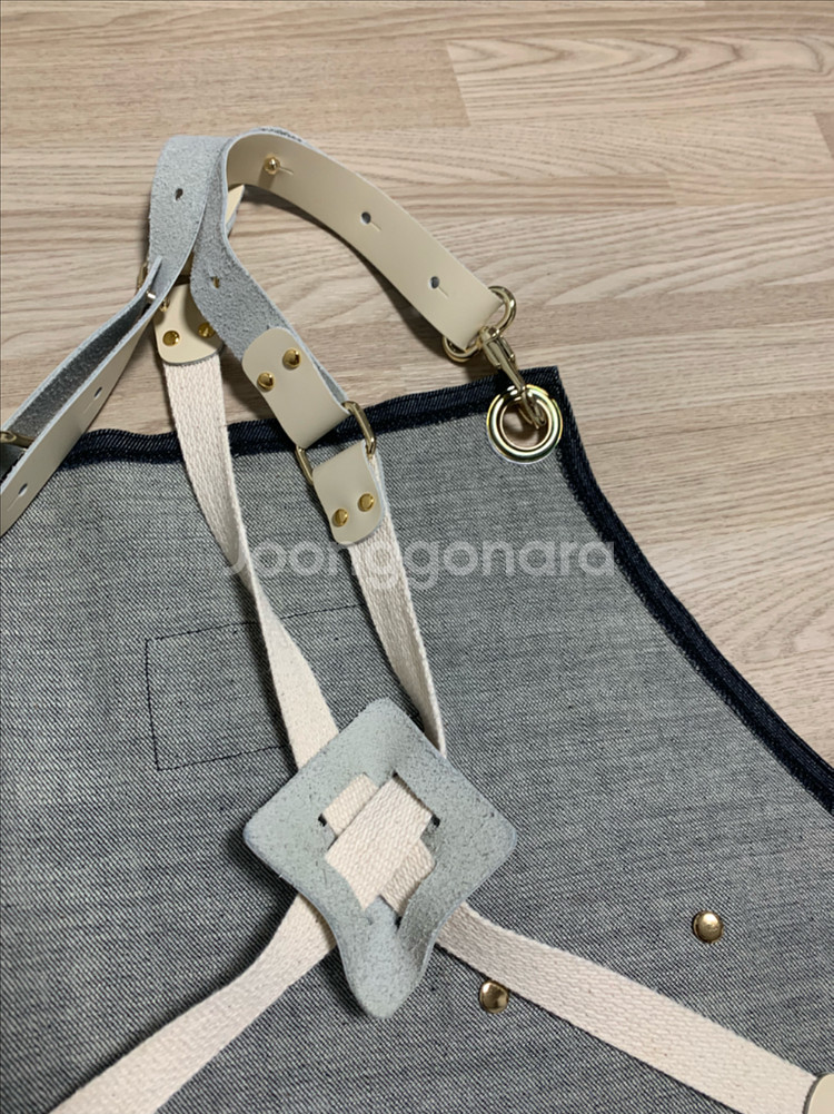 칸데오레더 공방 미용실 카페 미용사 바리스타 앞치마판매--7