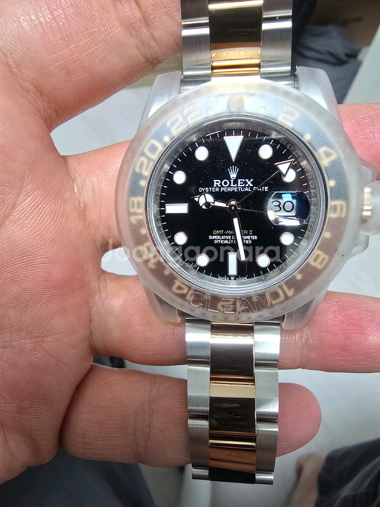 클린 롤렉스 gmt 마스터2 루트비어--0