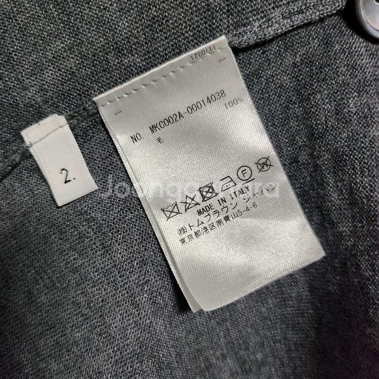 톰브라운 사선완장 메리노 울 가디건 2사이즈--4