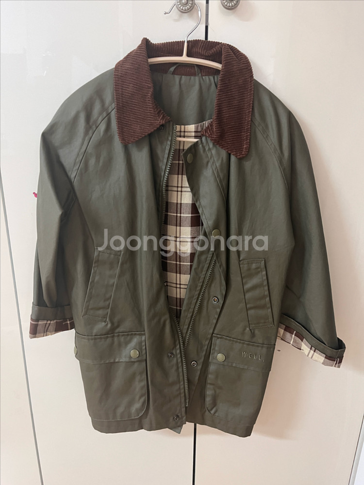 어쩌면잘 바버 왁스자켓 130--0