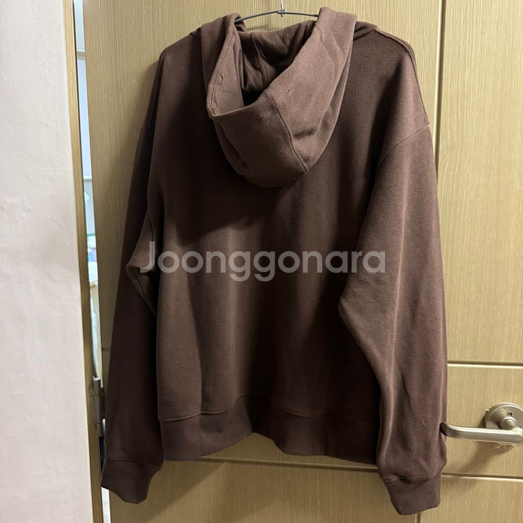 무배) 마리떼 프랑소와 저버 클래식 로고 버튼 후드티--5