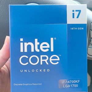 인텔 i7-14700KF 14세대 CPU 미개봉