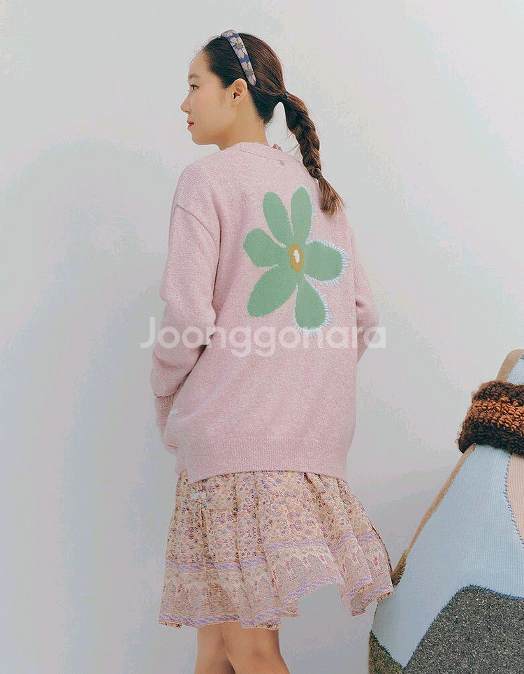 써스데이아일랜드 미수아바호브 클라라 꽃 인타사 가디건--3