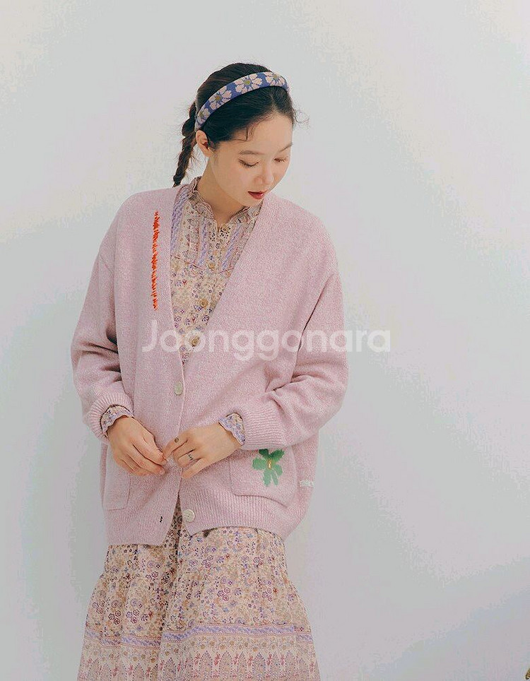 써스데이아일랜드 미수아바호브 클라라 꽃 인타사 가디건--1