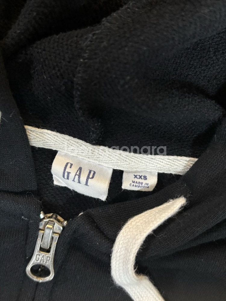 갭 후드 짚업 XXS--3