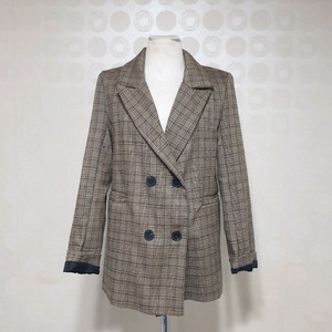 새것/체크자켓66/정장자켓66/여성자켓66