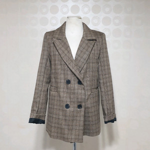 새것/체크자켓66/정장자켓66/여성자켓66