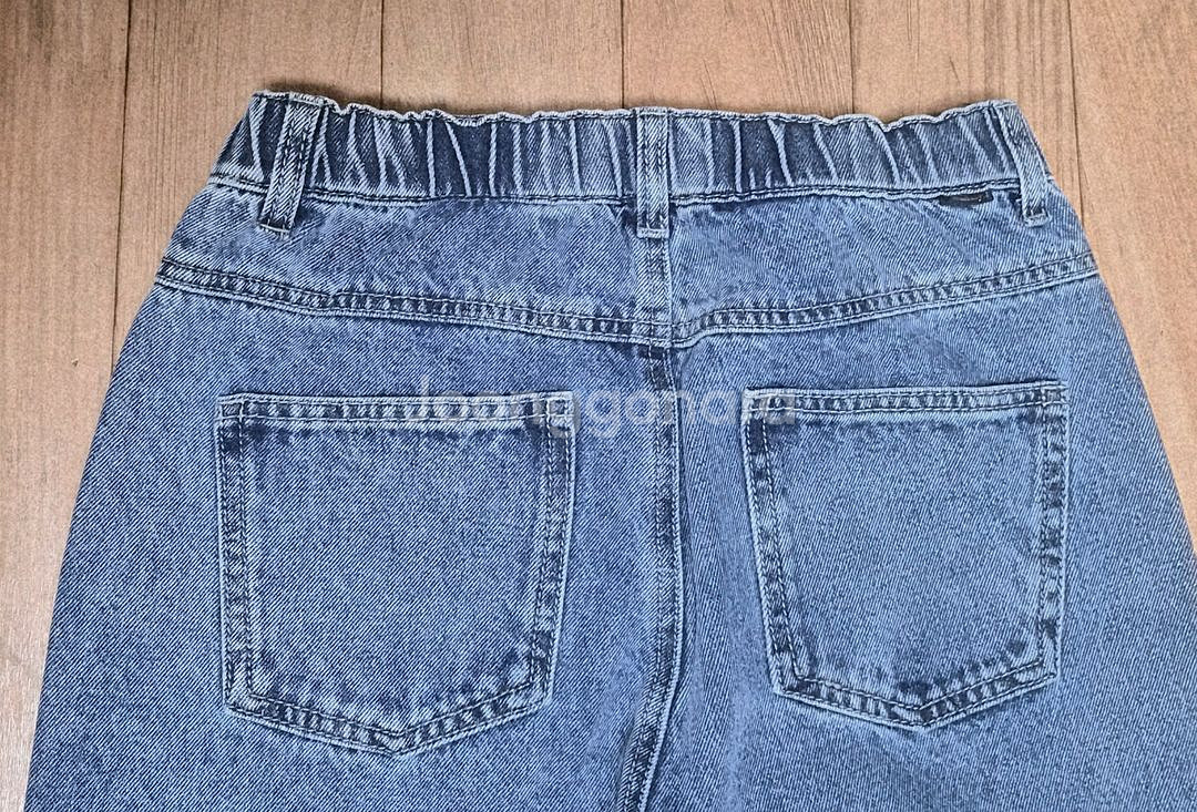 써스데이아일랜드 하트 포인트 데님 팬츠 새옷--8