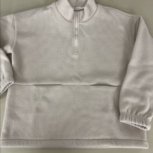 동그라미마켓 기모 하프 집업 아이보리 J3