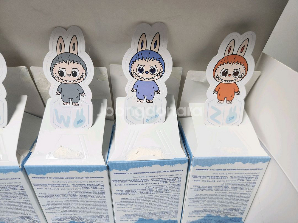 미니 라부부 내마음속 비밀번호 키링 O Q V W X Y Z--1