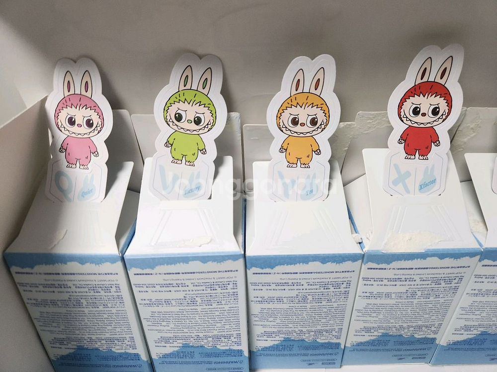 미니 라부부 내마음속 비밀번호 키링 O Q V W X Y Z--0