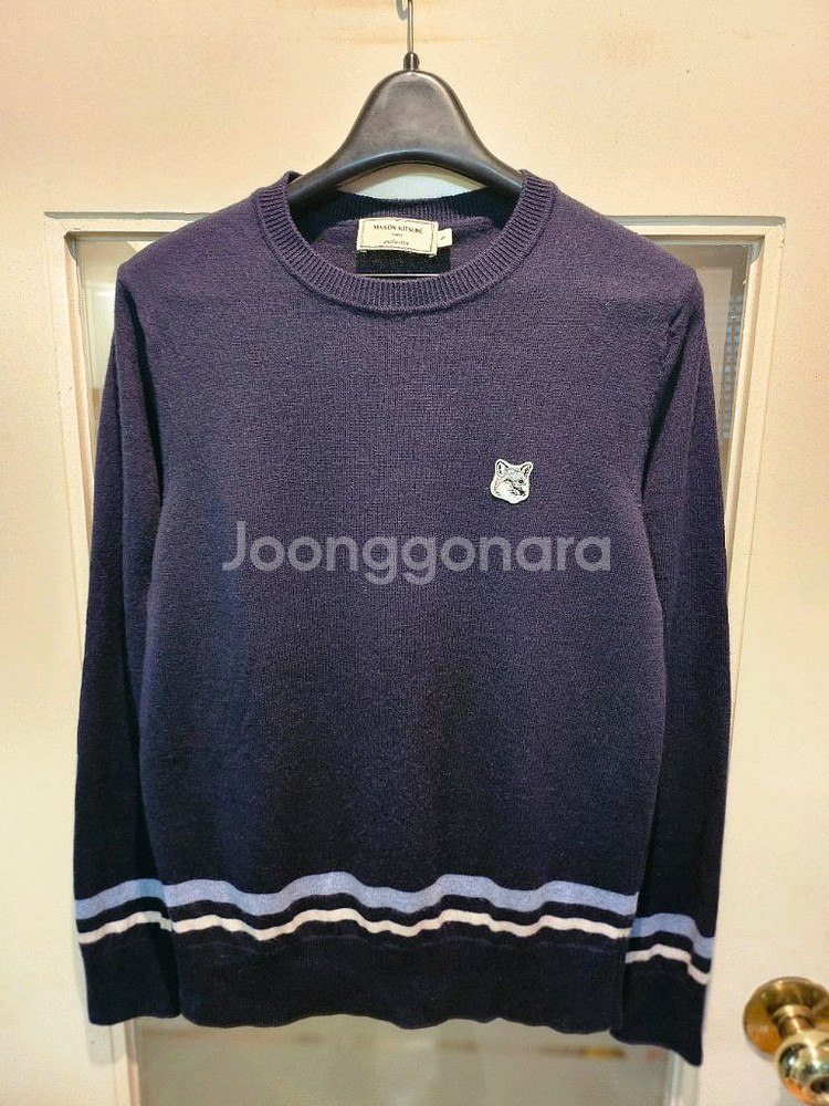 메종키츠네 폭스 헤드 니트 S--0