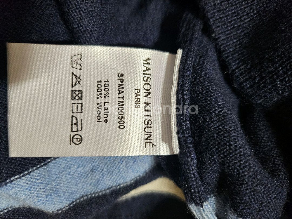 메종키츠네 폭스 헤드 니트 S--6