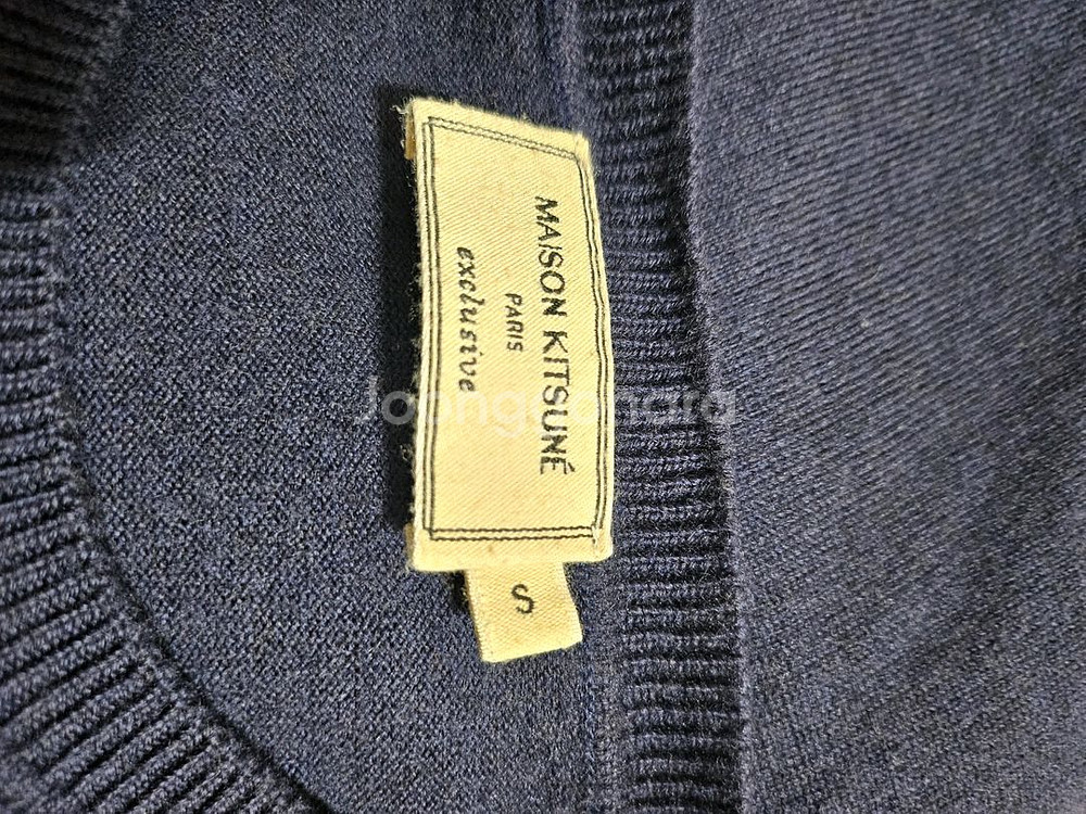 메종키츠네 폭스 헤드 니트 S--5