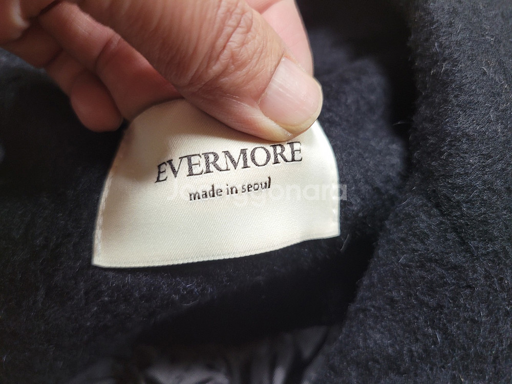 에버모어(evermore) 더블버튼 맥시코트 프리사이즈 새상품--7