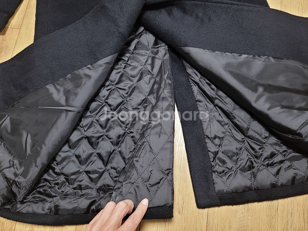 에버모어(evermore) 더블버튼 맥시코트 프리사이즈 새상품--6